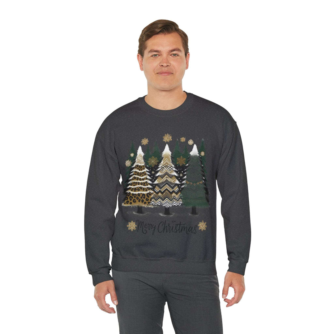 Designed Christmas Trees Unisex Sweatshirt