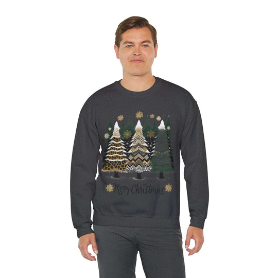 Designed Christmas Trees Unisex Sweatshirt