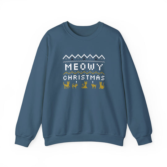 Meowy Christmas Cozy Cat Crewneck