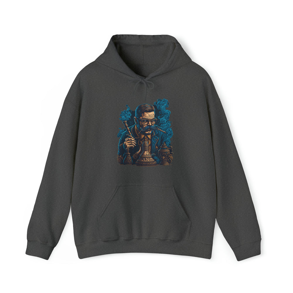 Smoking Man Unisex Hoodie - Wave Fusions