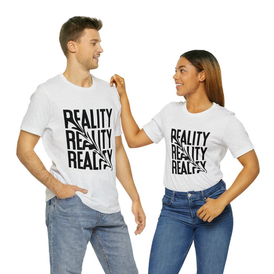 Reality Unisex Jersey Short Sleeve Tee - Wave Fusions