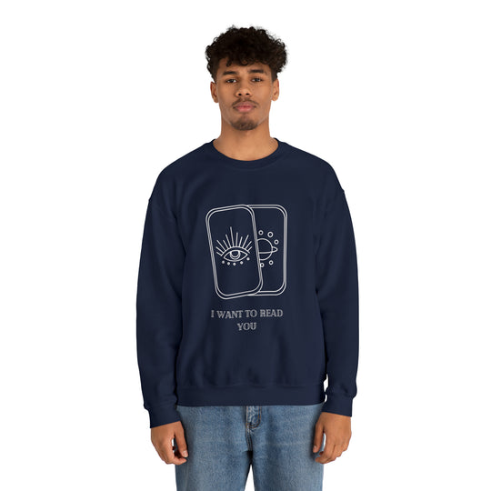 I Want To Read You Unisex Heavy Blend™ Crewneck Sweatshirt - Wave Fusions