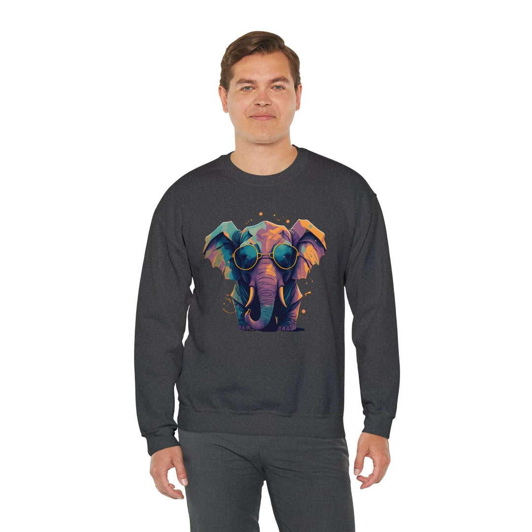 Cool Elephant Crewneck Sweatshirt