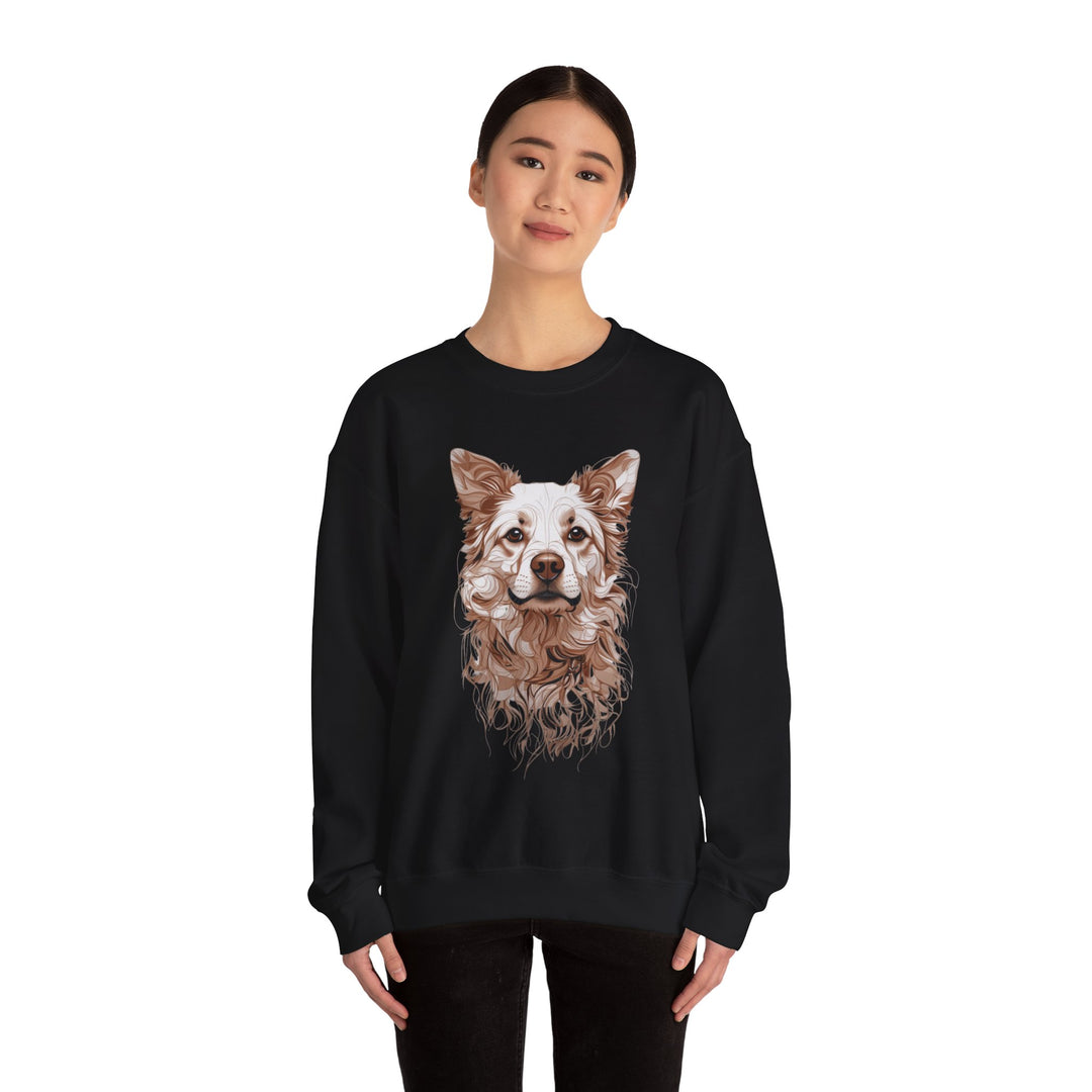 Furry Friend Dog Sweatshirt - Lifelike Pup