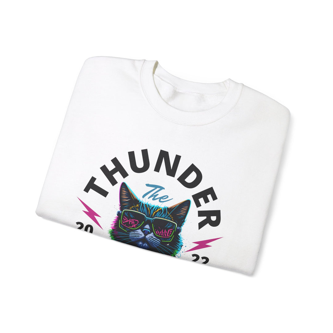 Thunder Studio Cat Sweatshirt - DJ Cat Vibe