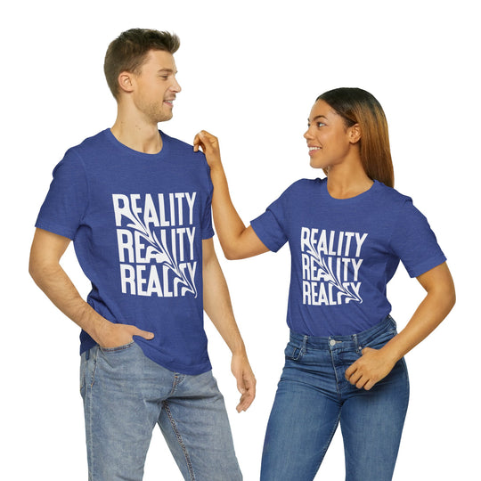 Reality Unisex Jersey Short Sleeve Tee - Wave Fusions