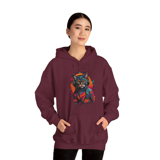 Rhythm and Purr Cat Hoodie - Tune In Style