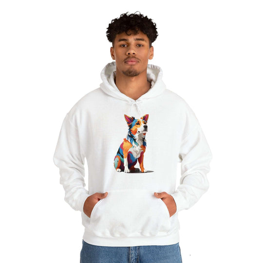 Sitting Dog Hooded Sweatshirt