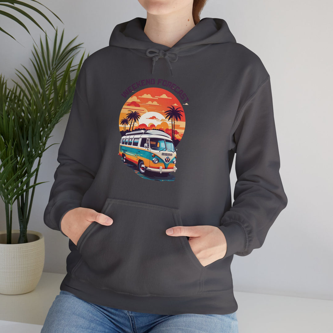 Weekend Forecast Van Life Hoodie - Weekend Forecast Sunset Edition