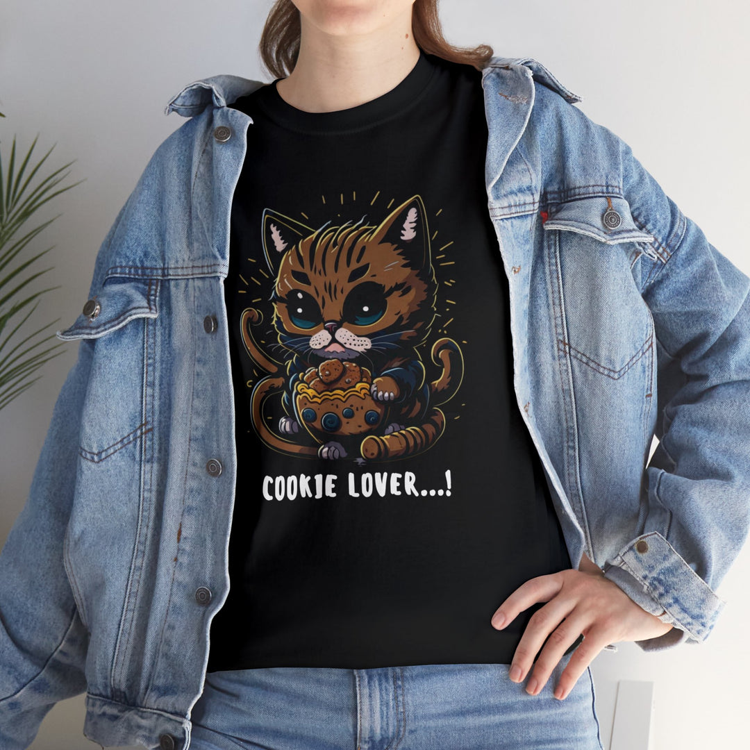 Cookie Lover Cat T-Shirt - Sugary Paws