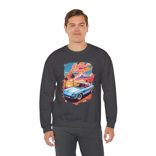 Vintage Ride Good Vibes Sweatshirt-  Easy Rider Fashion