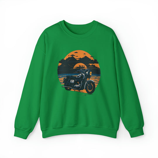 Vintage Bike Unisex Heavy Blend™ Crewneck Sweatshirt - Wave Fusions