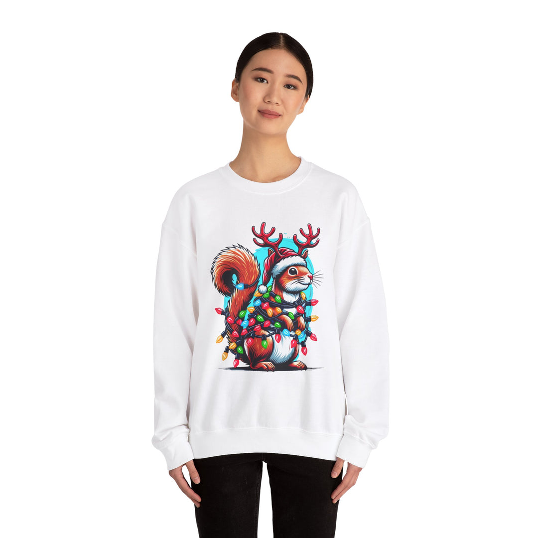 Christmas Squirrel Unisex Sweatshirt - Wave Fusions