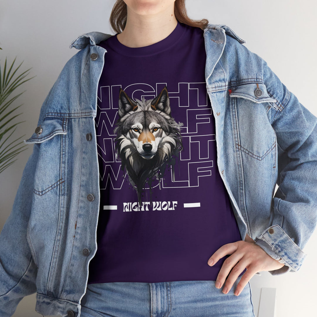 Lone Night Wolf T-Shirt - After Dark Style