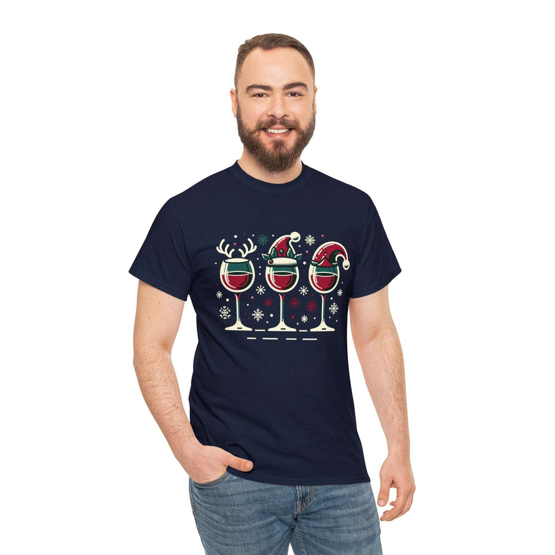 Holiday Cheer Wine Glasses Unisex T Shirt