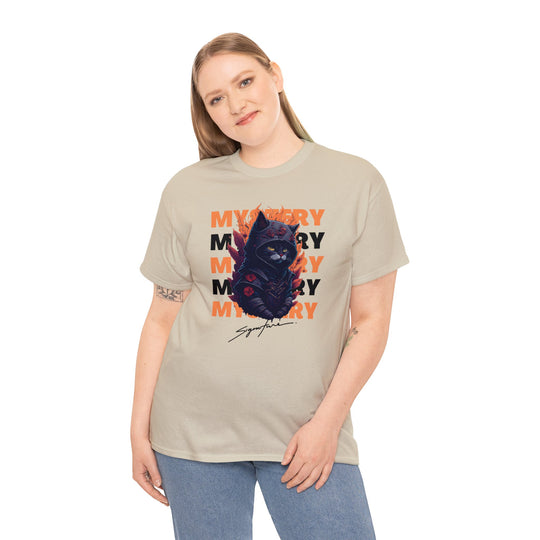 Cat Knight Armor Mystery Cat T-Shirt