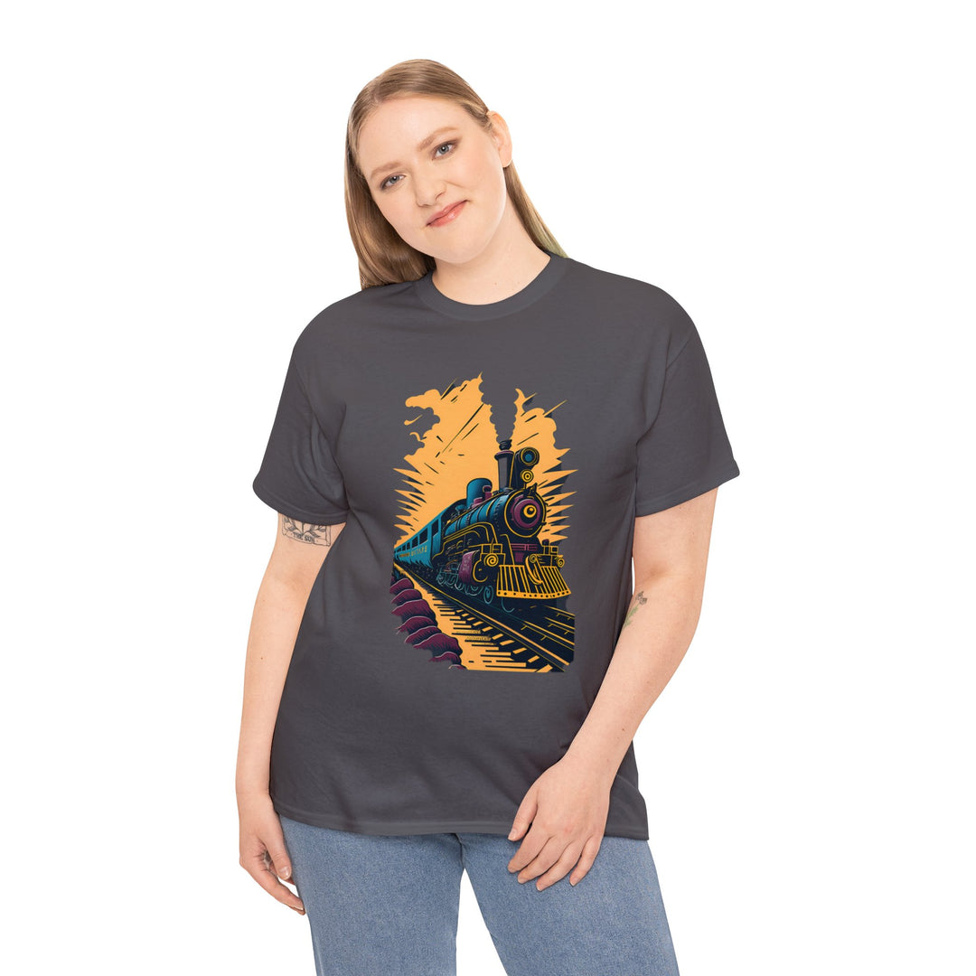 Vintage Train Railroad Journey T-Shirt - Journey Through Time