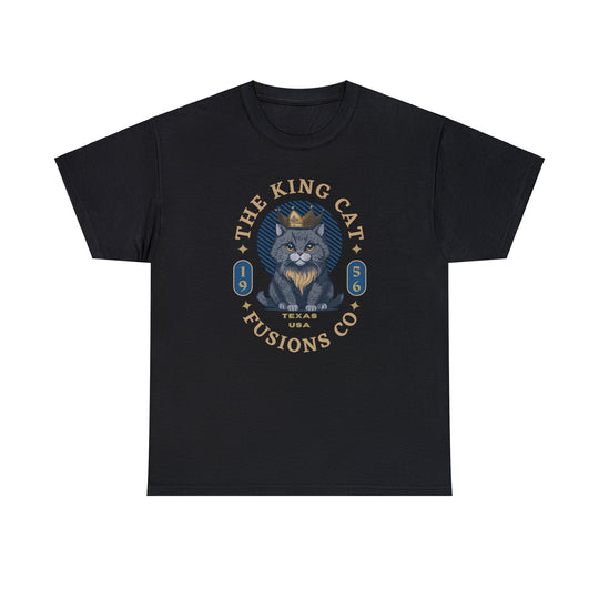 The King Cat T-Shirt - Royal Feline Series