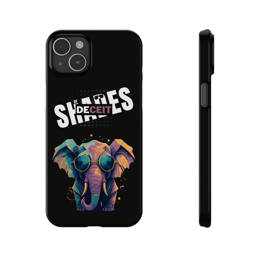 Cool Elephant Slim Phone Cases - Wave Fusions