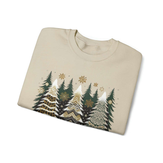 Designed Christmas Trees Unisex Sweatshirt