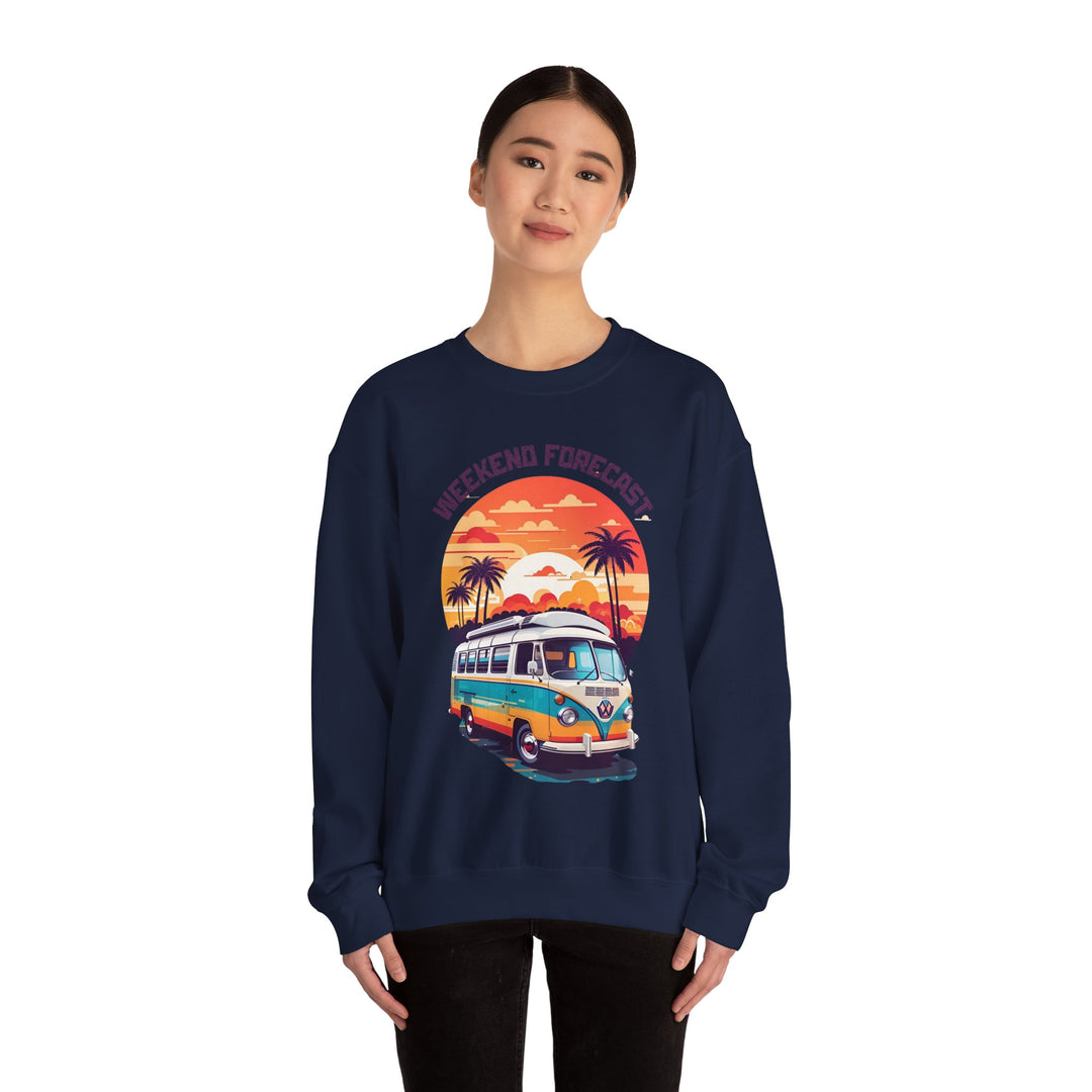 Weekend Forecast Van Life Sweatshirt - Weekend Forecast Sunset Edition