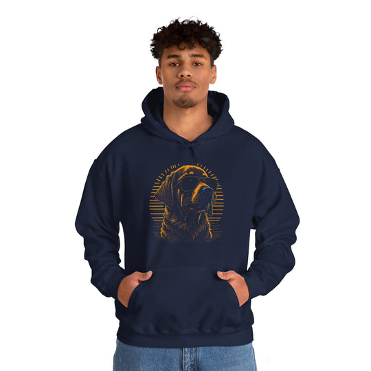 Golden Hour Sunglasses Dog Hoodie - Bask in Style