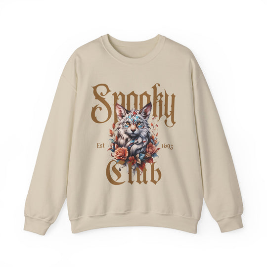 Spooky Club Floral Feline Cat Sweatshirt - Spooky Club Charm