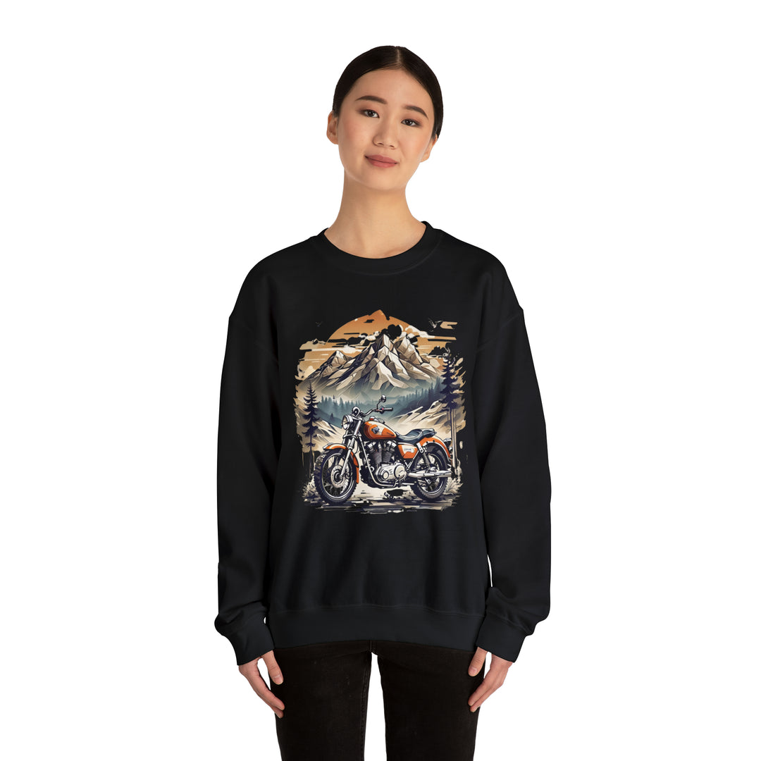 Highland Motorbike Unisex Sweatshirt - Wave Fusions