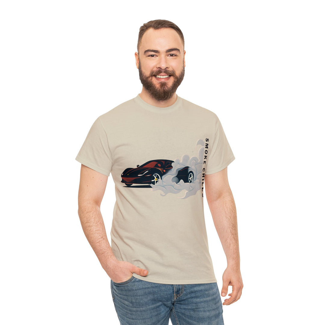 Smoke Chills Sports Car T-Shirt - Modern Car Edition