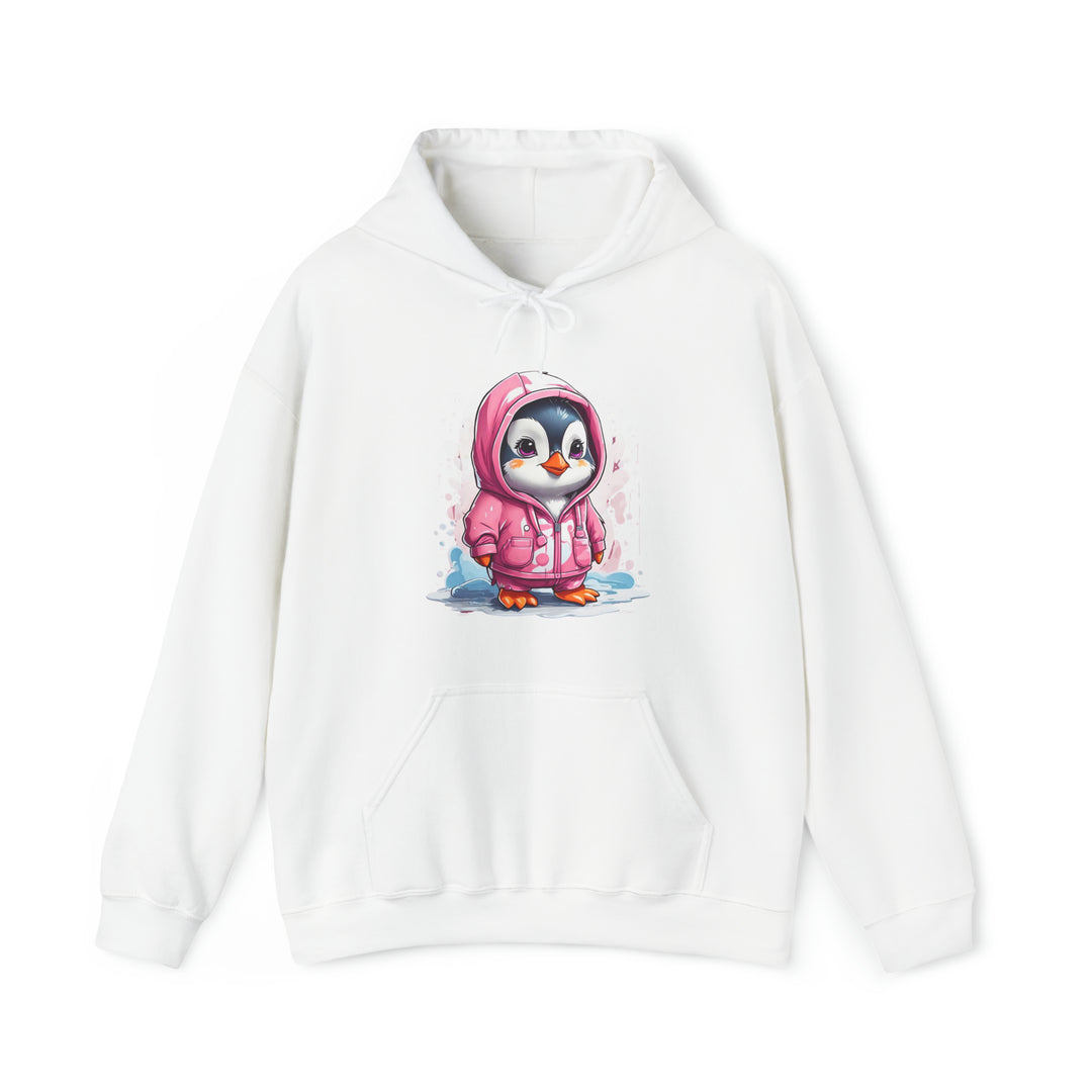 Penguin Unisex Heavy Blend™ Hooded Sweatshirt - Wave Fusions