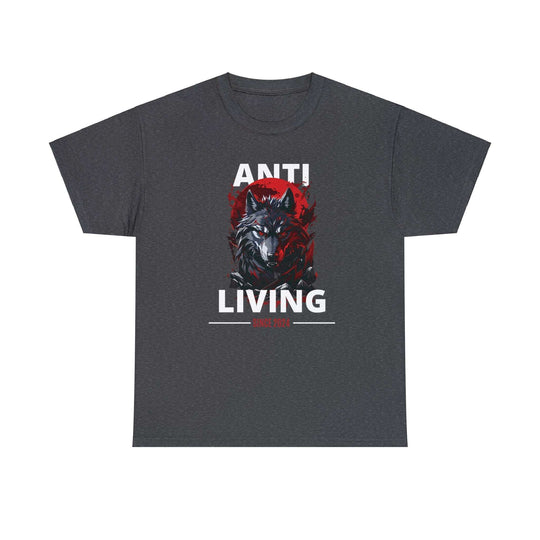 Anti-Living Wolf T-shirt - Dark Rebel Attire