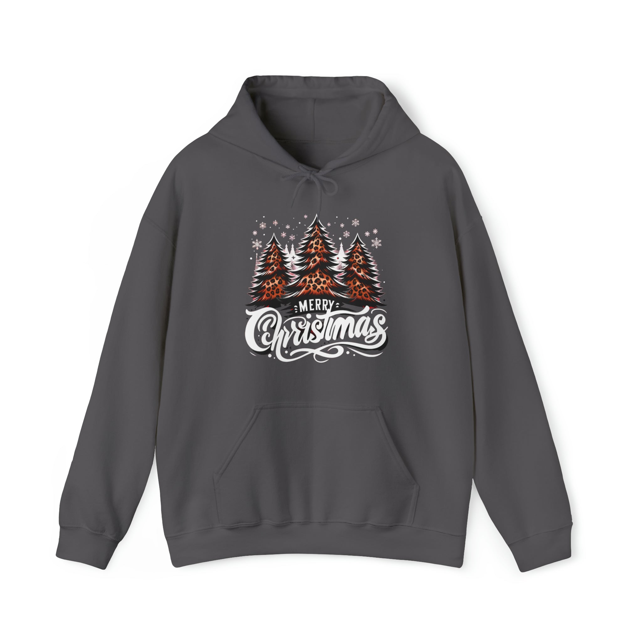 Cheetah Christmas Tree Unisex Hoodie - Wave Fusions