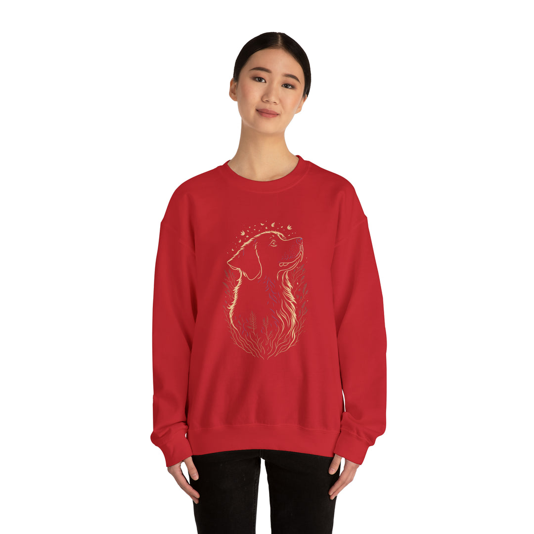 Dog Unisex Heavy Blend™ Crewneck Sweatshirt - Wave Fusions