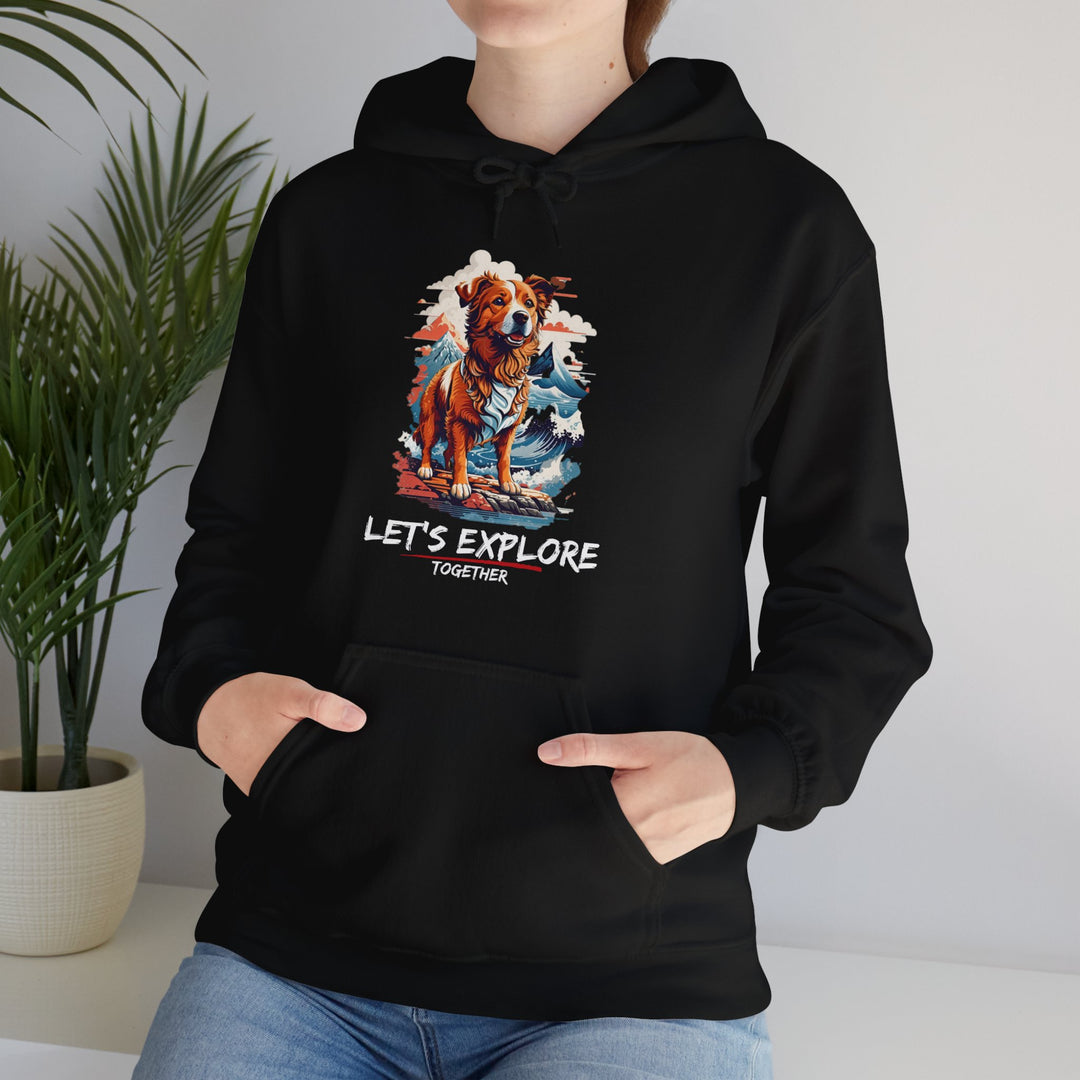 Lets Explore Together Adventure Buddy Hoodie