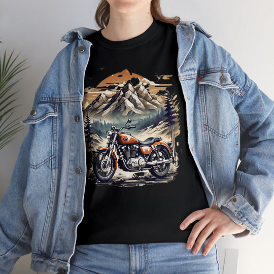 Highland Motorbike Unisex T Shirt - Wave Fusions