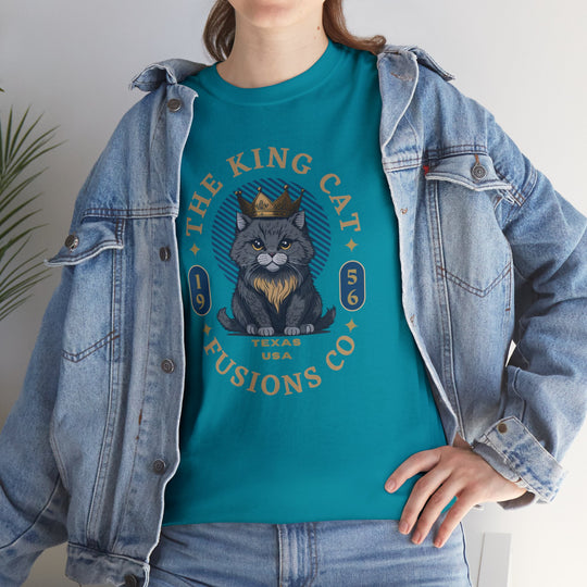 The King Cat T-Shirt - Royal Feline Series