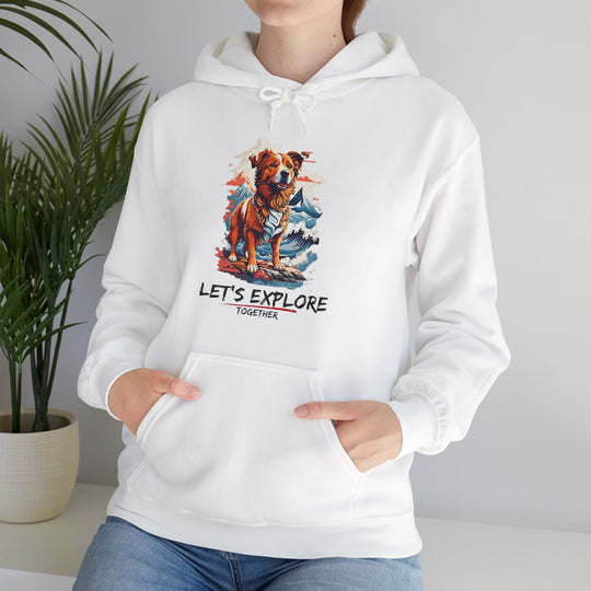 Lets Explore Together Adventure Buddy Hoodie