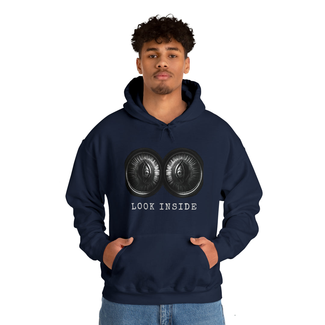 Look Inside Unisex Hoodie - Wave Fusions