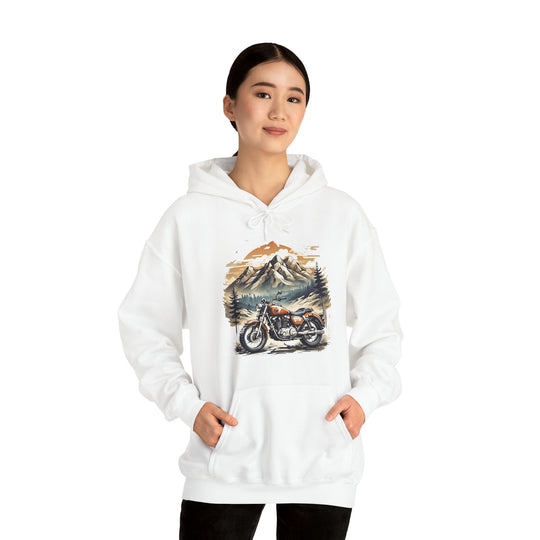 Highland Motorbike Unisex Hoodie - Wave Fusions