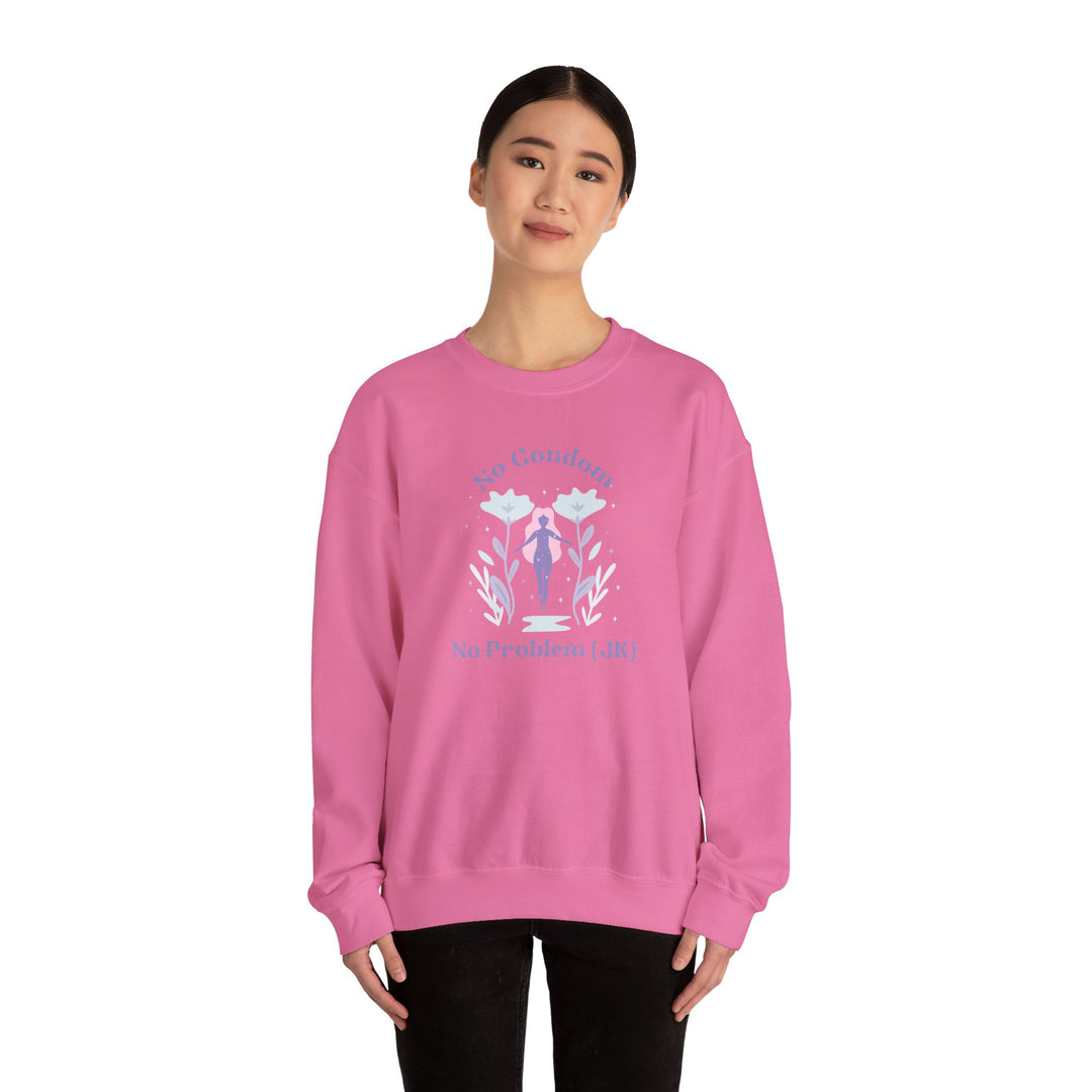 No Condom! No Problem! Celestial Blossoms Cozy Sweatshirt