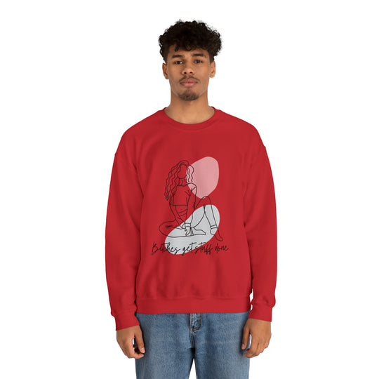 Line Art Unisex Heavy Blend™ Crewneck Sweatshirt - Wave Fusions