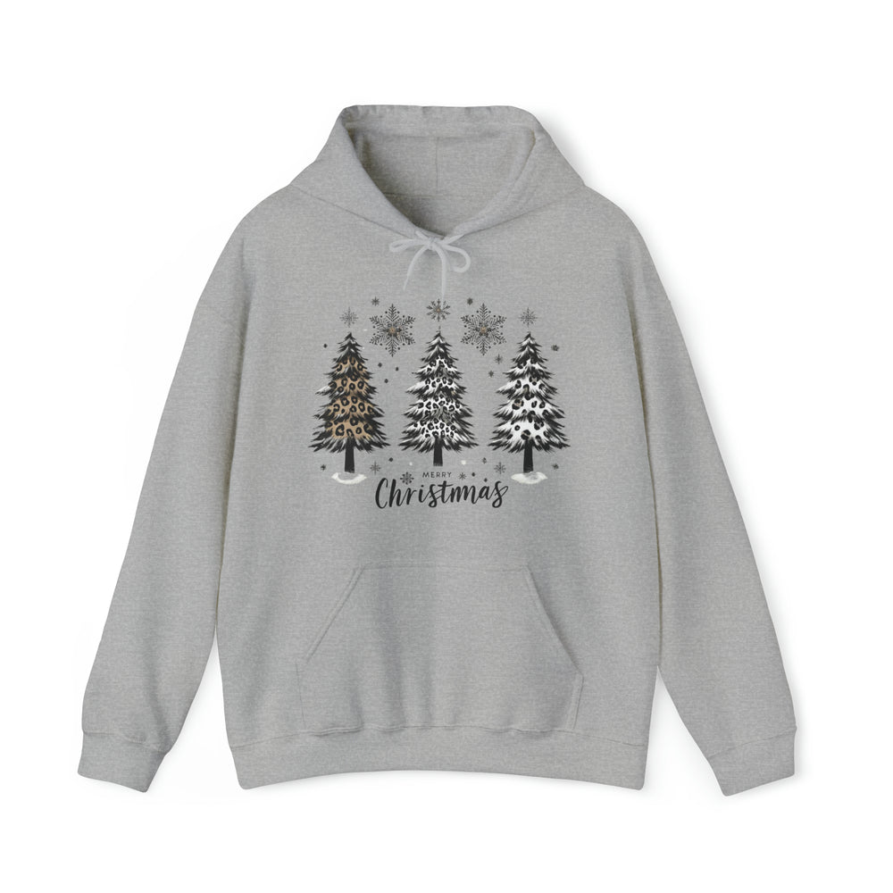 Snow Merry Christmas tree Unisex Hoodie - Wave Fusions