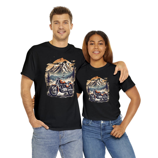 Highland Motorbike Unisex T Shirt - Wave Fusions