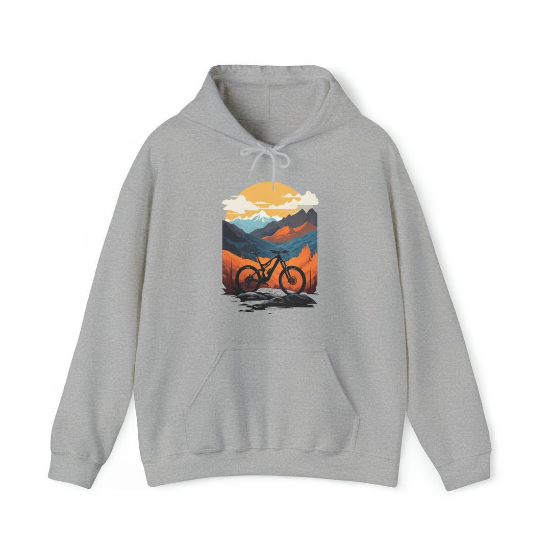 Mountain Bike Unisex Hoodie - Wave Fusions