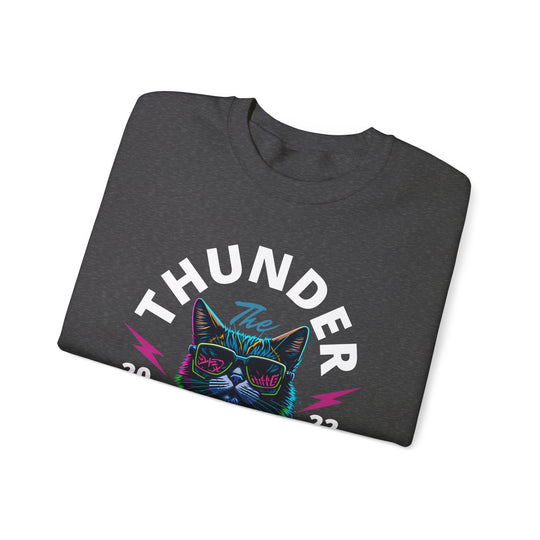 Thunder Studio Cat Sweatshirt - DJ Cat Vibe