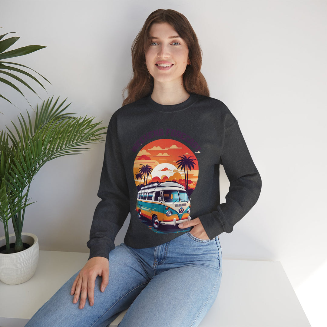 Weekend Forecast Van Life Sweatshirt - Weekend Forecast Sunset Edition