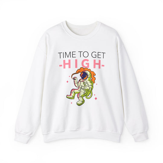 Time To Get High Unisex Sweatshirt - Wave Fusions