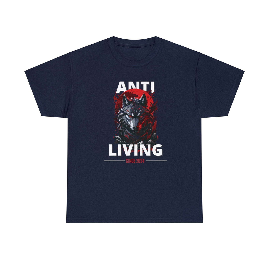 Anti-Living Wolf T-shirt - Dark Rebel Attire