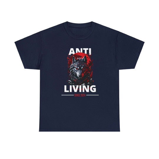 Anti-Living Wolf T-shirt - Dark Rebel Attire