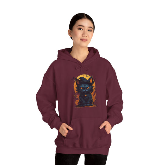 Hocus Pocus Black Cat Magic Hoodie